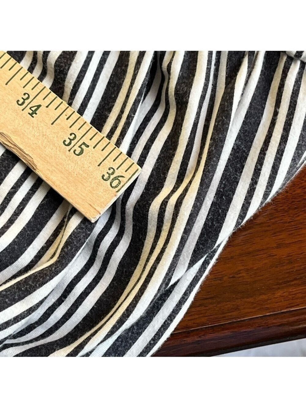 Athleta Black & White Striped Tulip Hem Sleeveless Dress Size Small Tall EUC - Picture 10 of 11